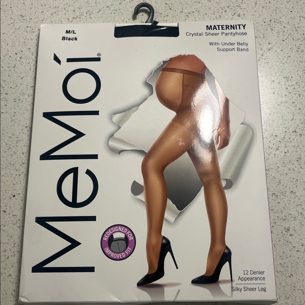 New MeMoi Maternity Pantyhose Tights M-L